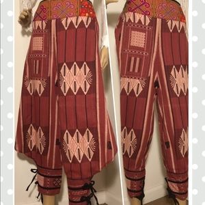 Woman Aladin Harem Hmong Tribal. Trousers pants.